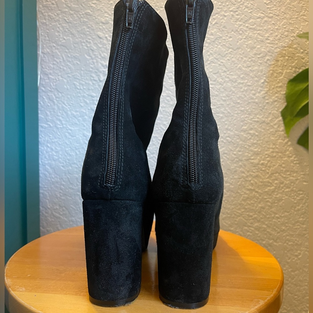 Free People Black Suede Boots - Picture 3 of 15